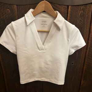 Abercrombie polo top with built in bra xs never worn small fits